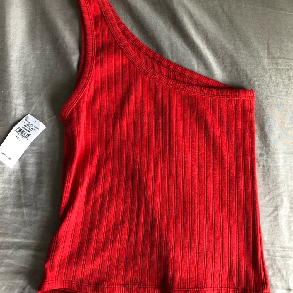 American Eagle One Shoulder Tank Top